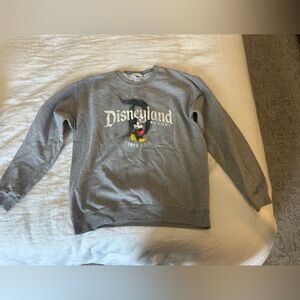 Disney Gray Sweatshirt with Black Graphic